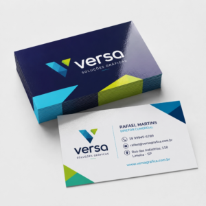 Cartão de Visita de Papel 9x5 cm