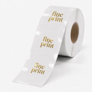 Adesivo com Hotstamp