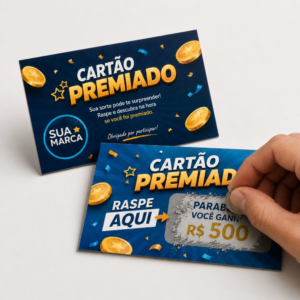 Cartão Raspadinha 9x5 cm
