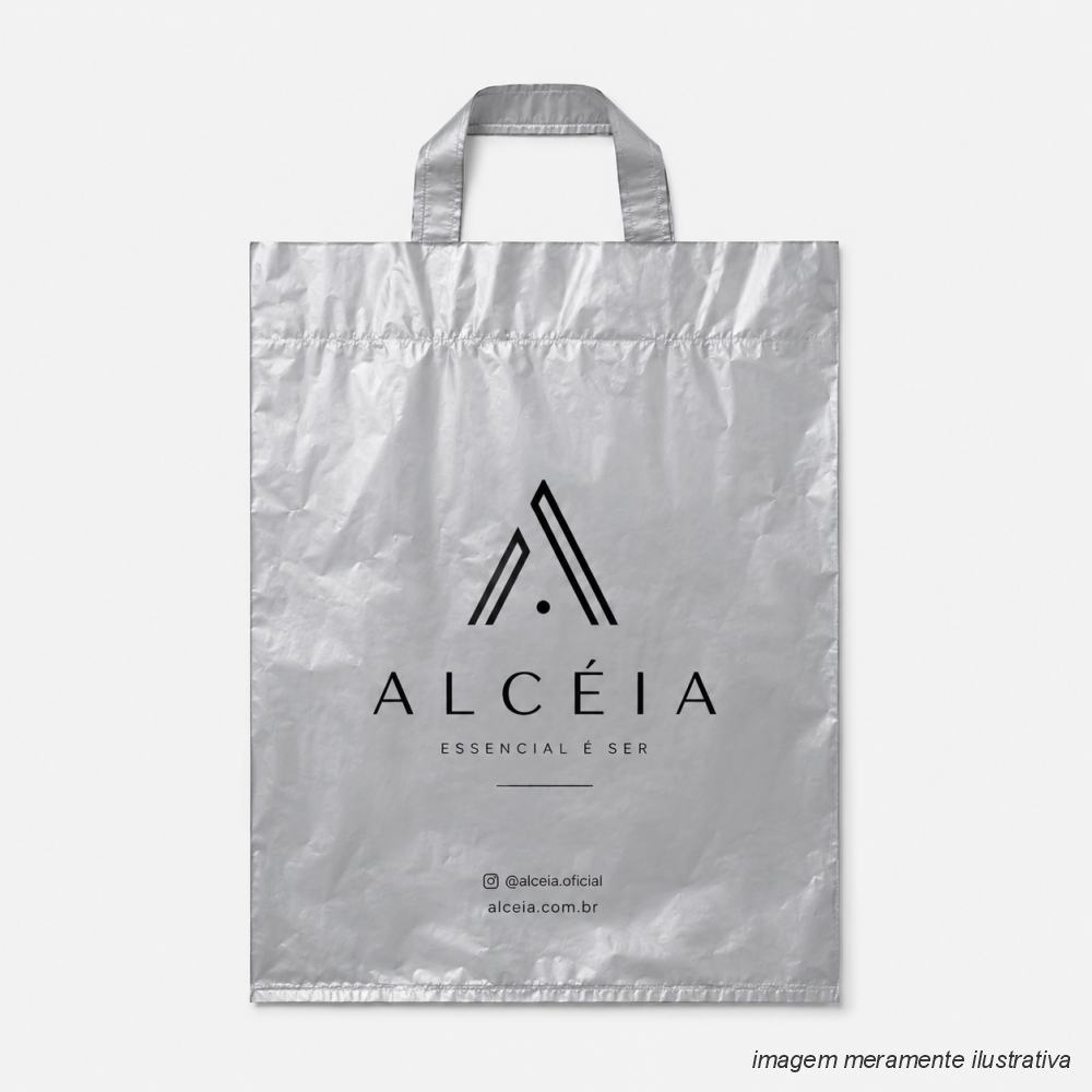 Sacola Plástica Alça Tira